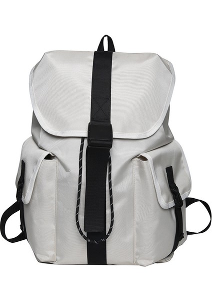 24 Yeni Kız Sırt Çantası Büyük Kapasiteli Su Geçirmez Sokak Serin Seyahat Sırt Çantası Ortaokul Öğrencisi Okul Çantası Erkek (Yurt Dışından)