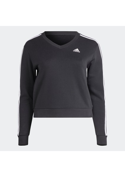 3-Stripes V-Neck Kadın Sweatshirt IQ4835