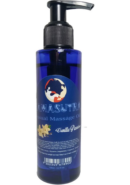 Big Size Vanilla Sensual Pleasure Massage Oil 125 ml - Kamasutra Aromatik Vanilyalı Masaj Yağı 125 ml