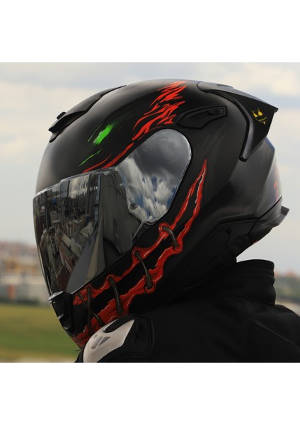 Y.100R Nıght Rıder Mat Siyah Kask fiyatları