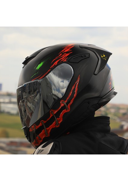 Y.100R Nıght Rıder Mat Siyah Kask fiyatları