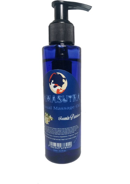Jasmin Kamasutra Sensual Pleasure Massage Oil 125 ml - Kamasutra Aromatik Yasemin Kokulu Masaj Yağı 125 ml