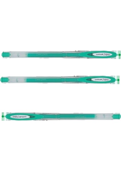 Uniball. Uniball Signo Angelıc Colour 0.7 Jel Kalem Yeşil ( Üç Adet )