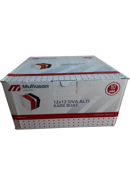 12X12 Kare Buat Mts 001 046 021212 00 11 S.a.(10 Adet) fiyatları