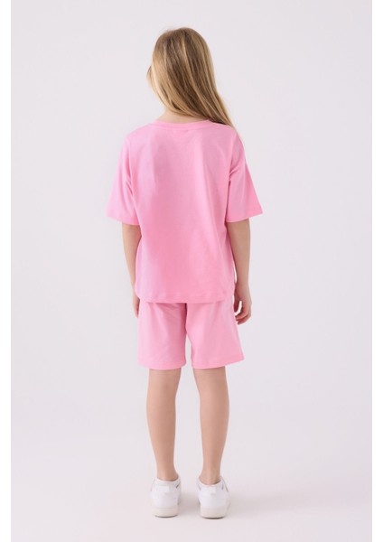 Kız Çocuk Pembe Bermuda Takım indirimleri