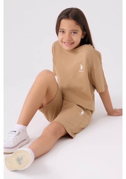 Kız Çocuk Vizon Bermuda Takım modelleri