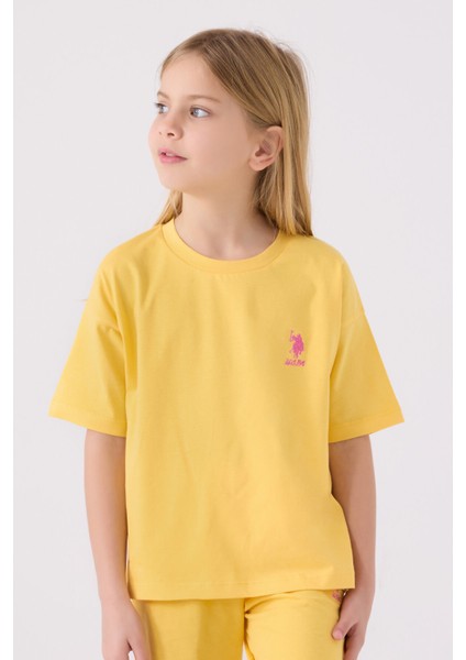 Kız Çocuk Sarı Bermuda Takım fiyatları