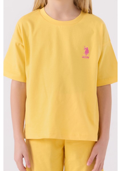 Kız Çocuk Sarı Bermuda Takım fırsatları