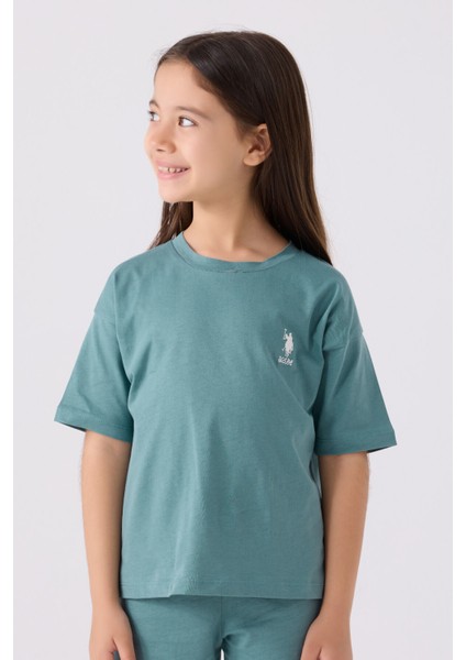 Kız Çocuk Pastel Yeşili Bermuda Takım fiyatları