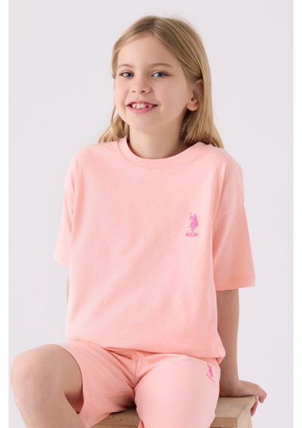 Kız Çocuk Canlı Pudra Bermuda Takım fiyatları