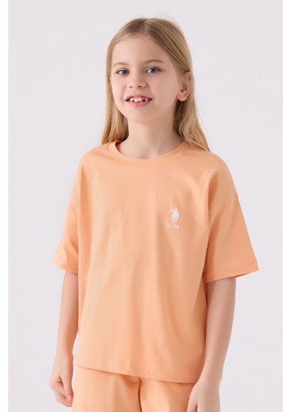 Kız Çocuk Somon Bermuda Takım fiyatları