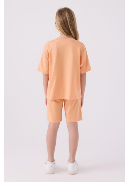 Kız Çocuk Somon Bermuda Takım indirimleri
