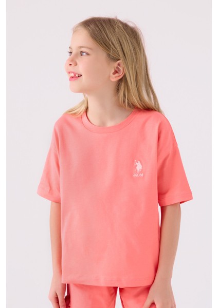 Kız Çocuk Yavruağzı Bermuda Takım fiyatları