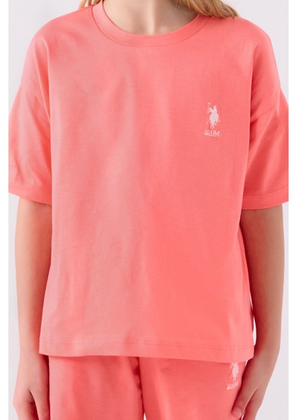 Kız Çocuk Yavruağzı Bermuda Takım fırsatları