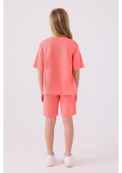 Kız Çocuk Yavruağzı Bermuda Takım indirimleri