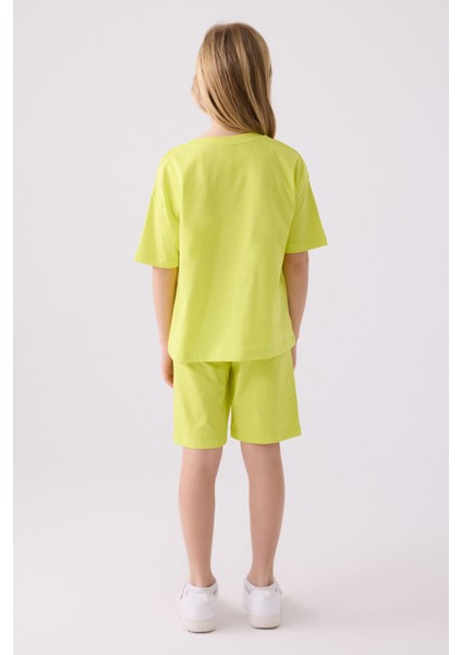 Kız Çocuk Lime Bermuda Takım indirimleri