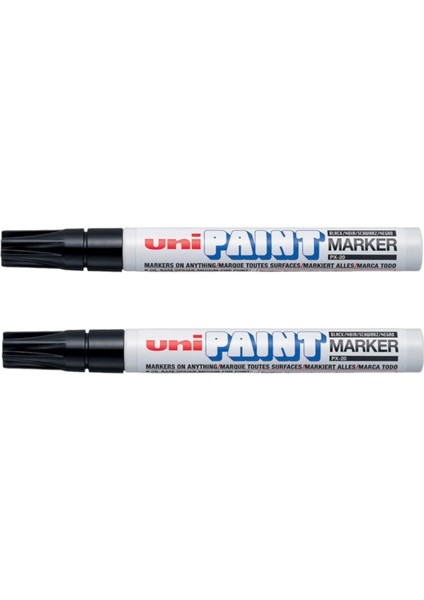 Uniball. Uniball Paınt Marker ( 2.2-2.8 ) Boyama Markörü Siyah ( Iki Adet )