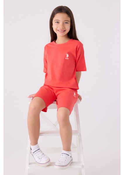 Kız Çocuk Nar Çiçeği Bermuda Takım modelleri