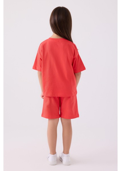 Kız Çocuk Nar Çiçeği Bermuda Takım indirimleri