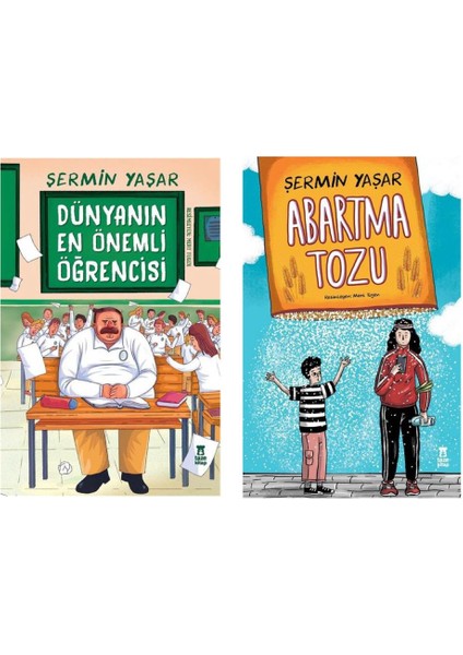 Dünyanın En Önemli Öğrencisi - Abartma Tozu 2 Kitap - Şermin Yaşar