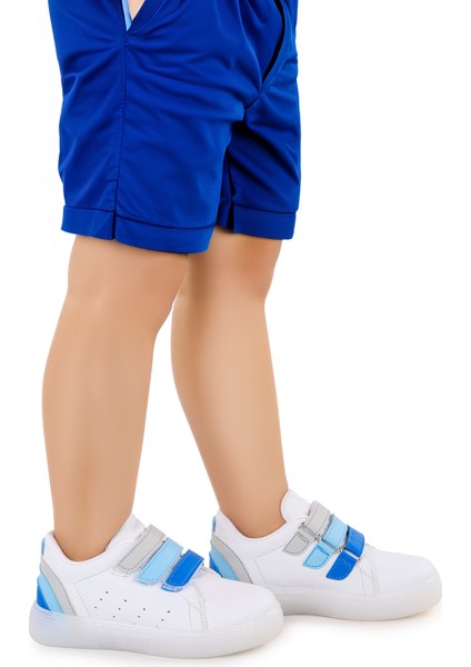 Lunce Cırtlı Işıklı Erkek Çocuk Spor Ayakkabı