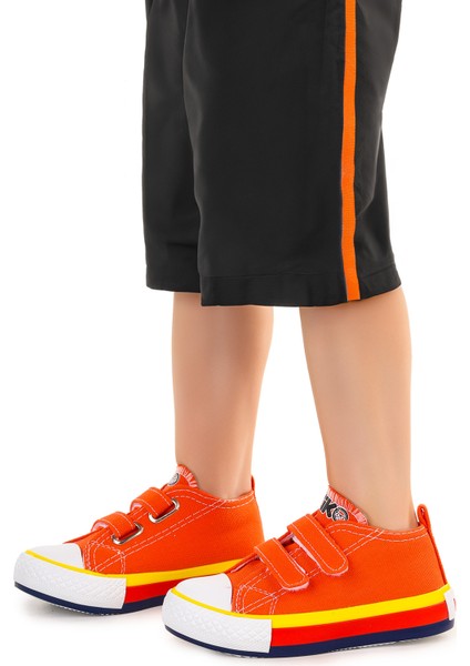 Linen Cırtlı Erkek Bebek Keten Spor Ayakkabı