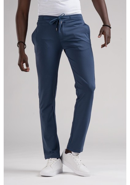 Slimfit Beli Lastikli ve Iplikli Full Likralı Yazlık Jogger Pantolon