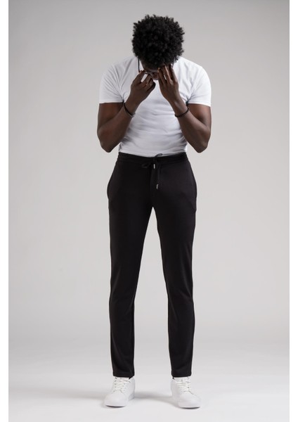 Slimfit Beli Lastikli ve Iplikli Full Likralı Yazlık Jogger Pantolon