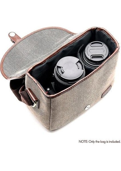 Kamera Çantası Slr/dslr Gadget Şık Retro Omuz Taşıyan Fotoğraf Aksesuar Dişli Kılıfı (Yurt Dışından) modelleri