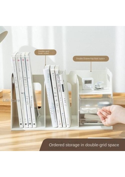 Çekmece Masası Raf Kitabı Standı Ile, Basit Kitap Standı Yüklemeye Gerek Yok, Kitap Depolama Öğrenci Kitap Standı (Yurt Dışından)