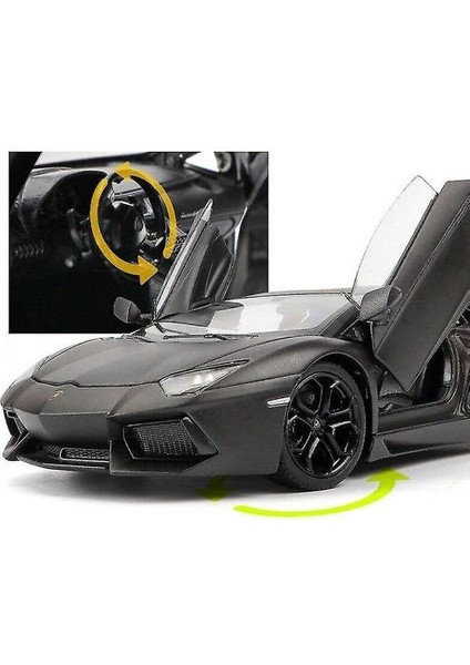 1:24 Aventador LP700 4 Alaşımlı Araba Modeli Ölüm Oyuncak Araba (Yurt Dışından)