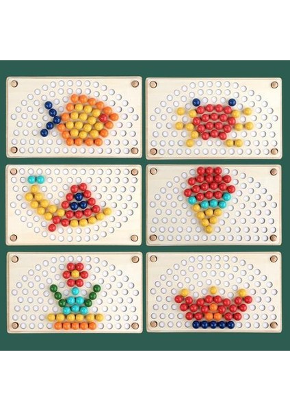 Çocuklar Ahşap Oyuncaklar Eller Beyin Eğitim Klip Boncuklar Gökkuşağı Bulmaca Tahta Matematik Oyunu Erken Eğitim Hediyesi | (Yurt Dışından)