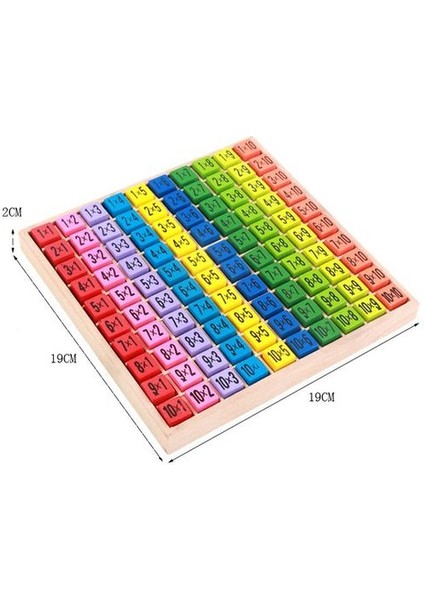 Matematik Aritmetik Oyuncaklar 99 Çarpma Ahşap Yapı Taşları Eğitim Oyuncakları Çocuklar Için Yardımcı Öğretim | Matematik Oyuncakları (Yurt Dışından)