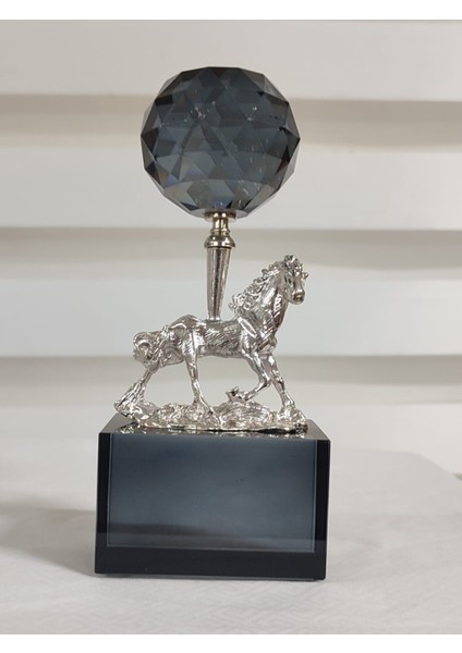 Rosabıancacasa Kristal Dekoratif Pimli At 18CM.