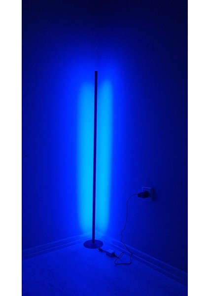 Smyrna Store Rgb Lambader Bluetooth Mobil Kontrollü Dekoratif Köşe LED Lambader Aydınlatması