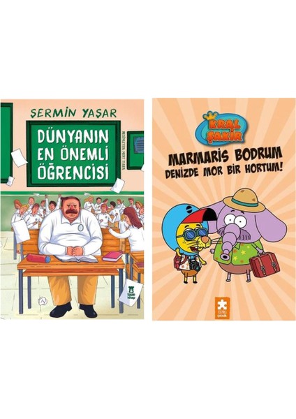 Dünyanın En Önemli Öğrencisi - Kral Şakir Marmaris Bodrum Denizde Mor Bir Hortum! 2 Kitap