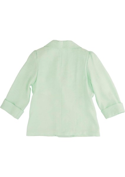 Kız Çocuk Düğmeli Ceket modelleri