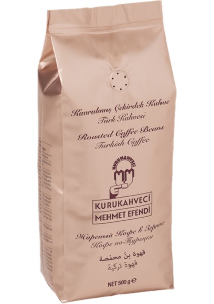 Kurukahveci Mehmet Efendi Kavrulmuş Çekirdek Kahve 500 gr [türk Kahvesi - Öğütülmemiş]