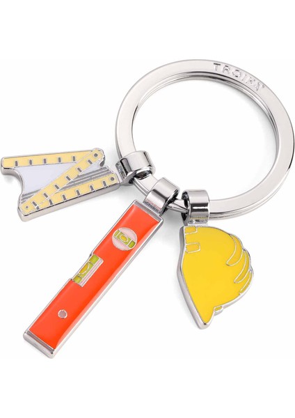 Folding Rule Spirit Level Helmet Anahtarlık