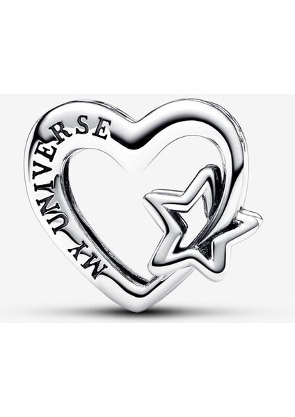 Kafes Işi Aile Kalp ve Yıldız Charm 792829C00