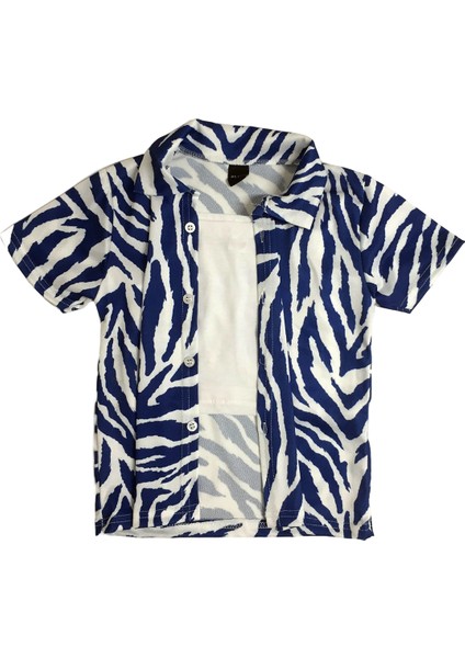 3-10 Yaş Zebra Desenli Kız Çocuk Üçlü Takım indirimleri