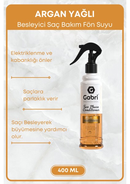 Argan Yağlı Besleyici Onarıcı Saç Bakım Spreyi Fön Suyu 400 ml fiyatları