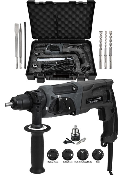 850W Darbeli Metal Şanzıman Kırıcı Delici Hilti Matkap