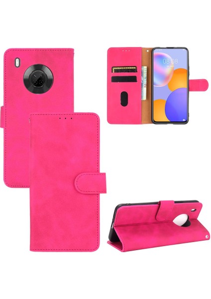 Kart ile Huawei Y9A Tam Koruma Deri Folio Flip Case Için Kılıf (Yurt Dışından) fiyatları