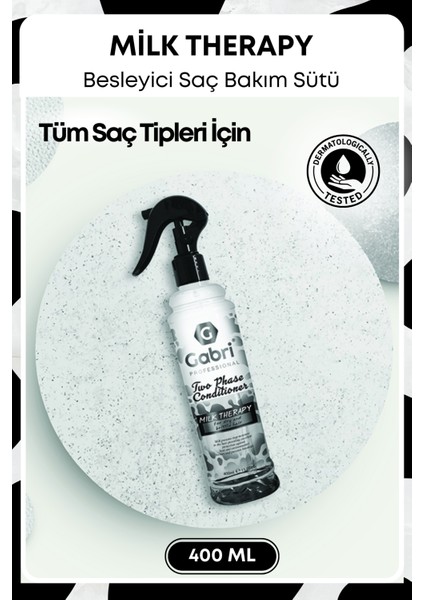 Milk Therapy Çift Fazlı Saç Bakım Fön Suyu Saç Spreyi 400 ml -Koruyucu Etki fiyatları