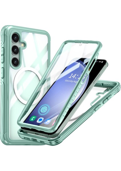 Samsung Galaxy S24 Plus Için Miracase Manyetik Kılıf ile Tamamen Şeffaf (Yurt Dışından)