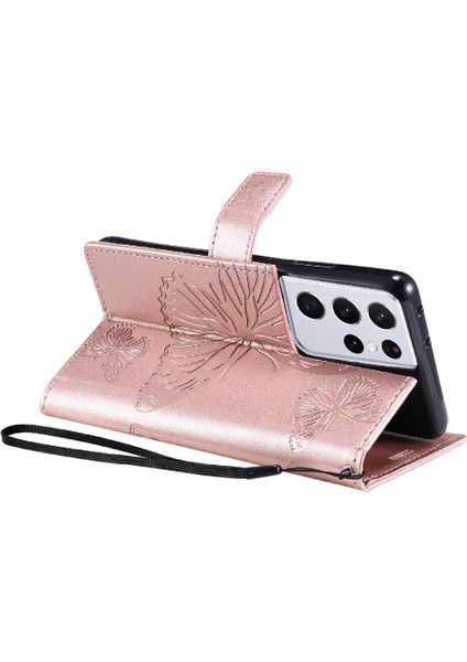 Samsung Galaxy S21 Ultra Manyetik Kapak Flip Kickstand Pu Deri (Yurt Dışından) fiyatları