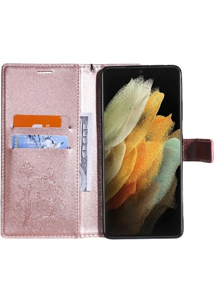 Samsung Galaxy S21 Ultra Manyetik Kapak Flip Kickstand Pu Deri (Yurt Dışından) modelleri