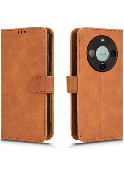 Huawei Mate 60 Pro 5g Için Kılıf Koruyucu Kapak Deri Folio Flip Case (Yurt Dışından)