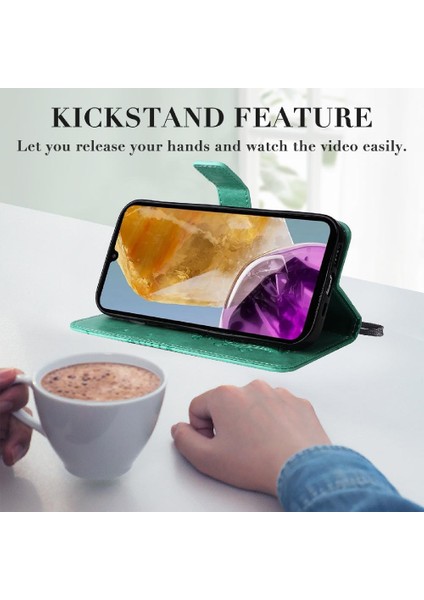 Samsung Galaxy M15 Için KILIF/F15 5g Darbeye Kapak Pu ile Manyetik Kapak (Yurt Dışından)